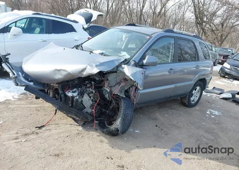 2009 Kia Sportage Ex V6 from USA, damaged, VIN KNDJF723897631568